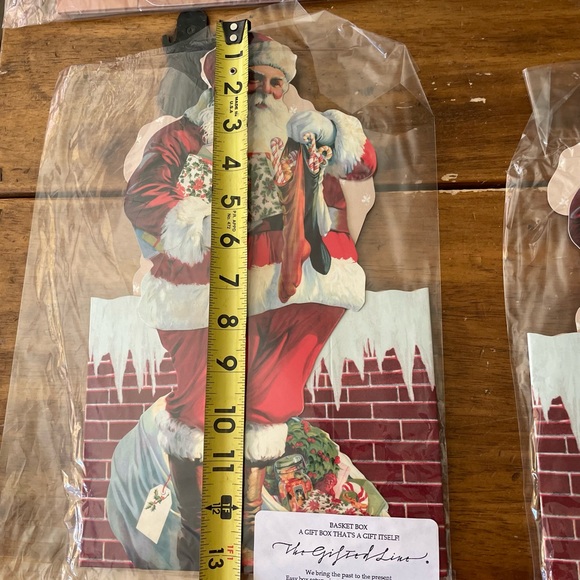 New Lot Of 5 The Gifted Line Basket Card Box John Grossman Christmas Santa Angel - Picture 4 of 14